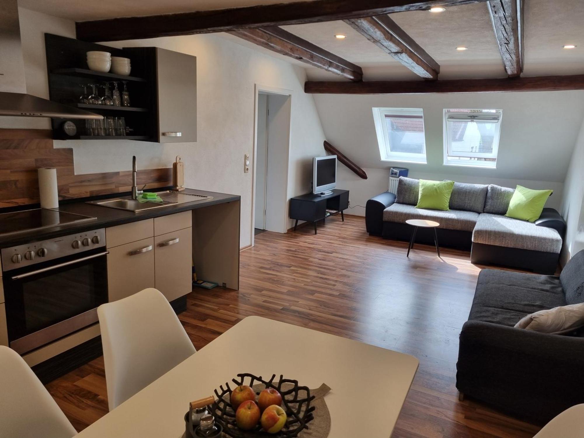 Ferienwohnung „Schau Ins Frankenland“ Burgpreppach ภายนอก รูปภาพ