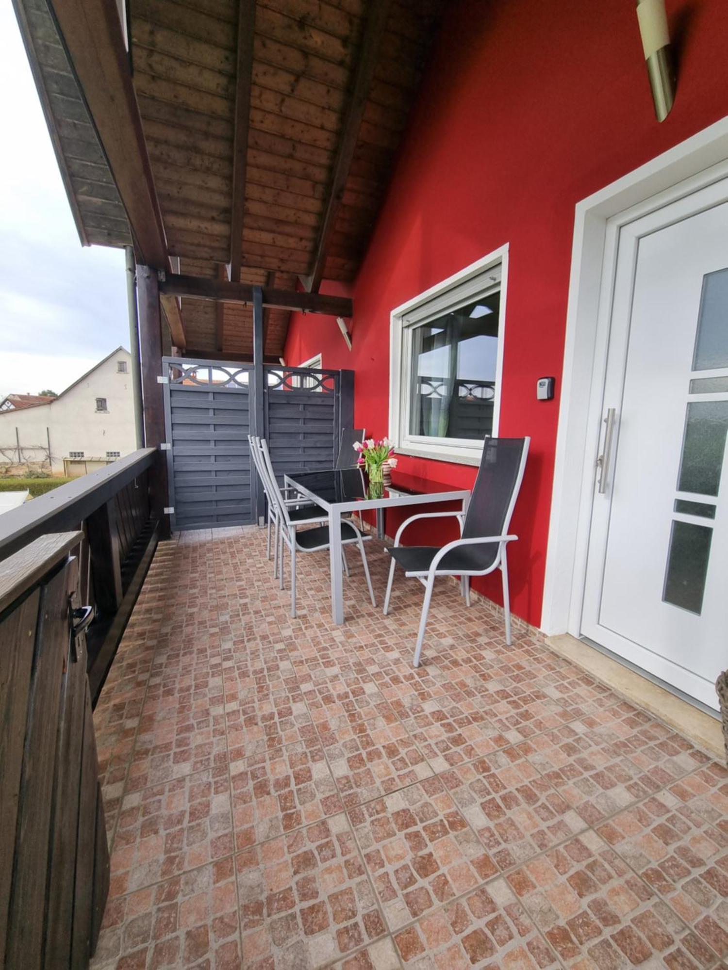 Ferienwohnung „Schau Ins Frankenland“ Burgpreppach ภายนอก รูปภาพ
